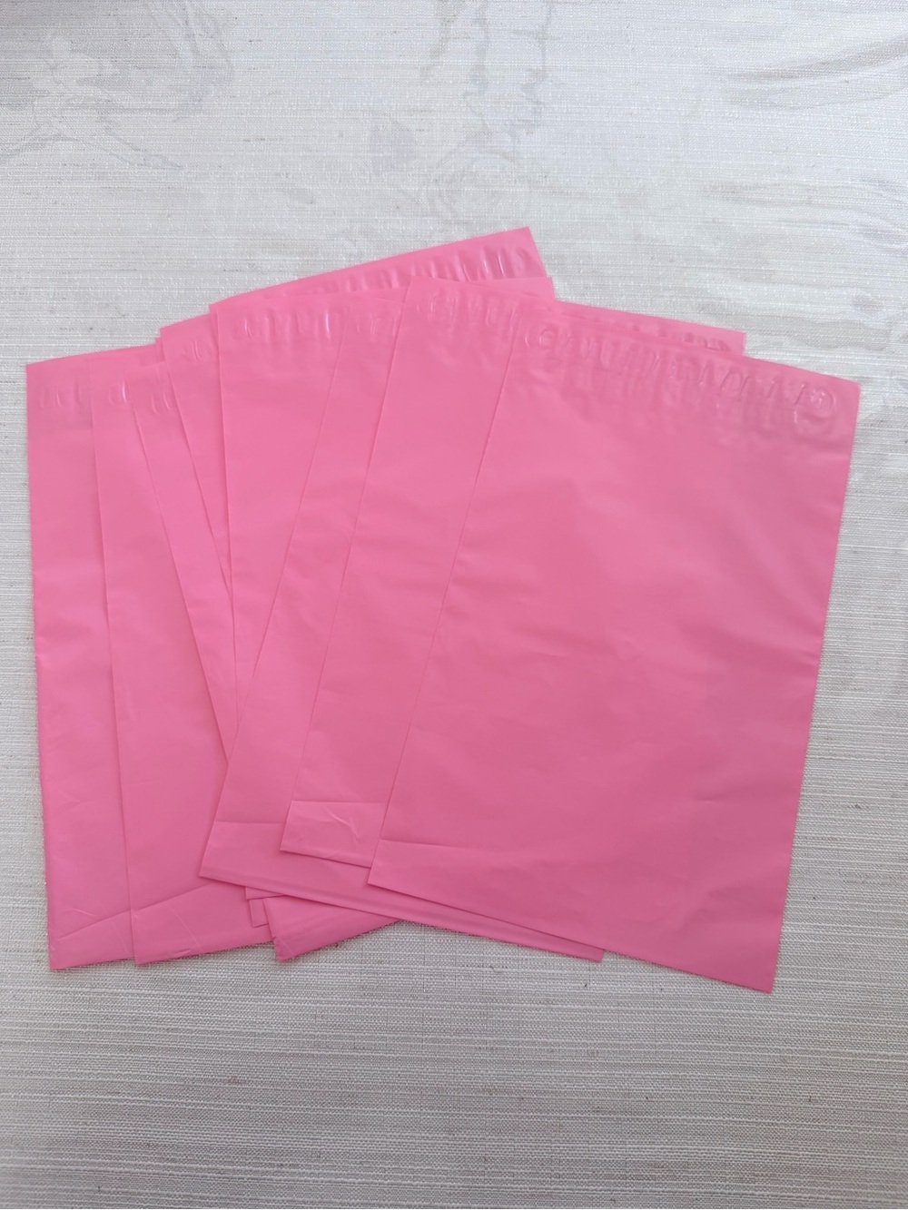 10 Pink Poly Mailers size 6in x 9in
